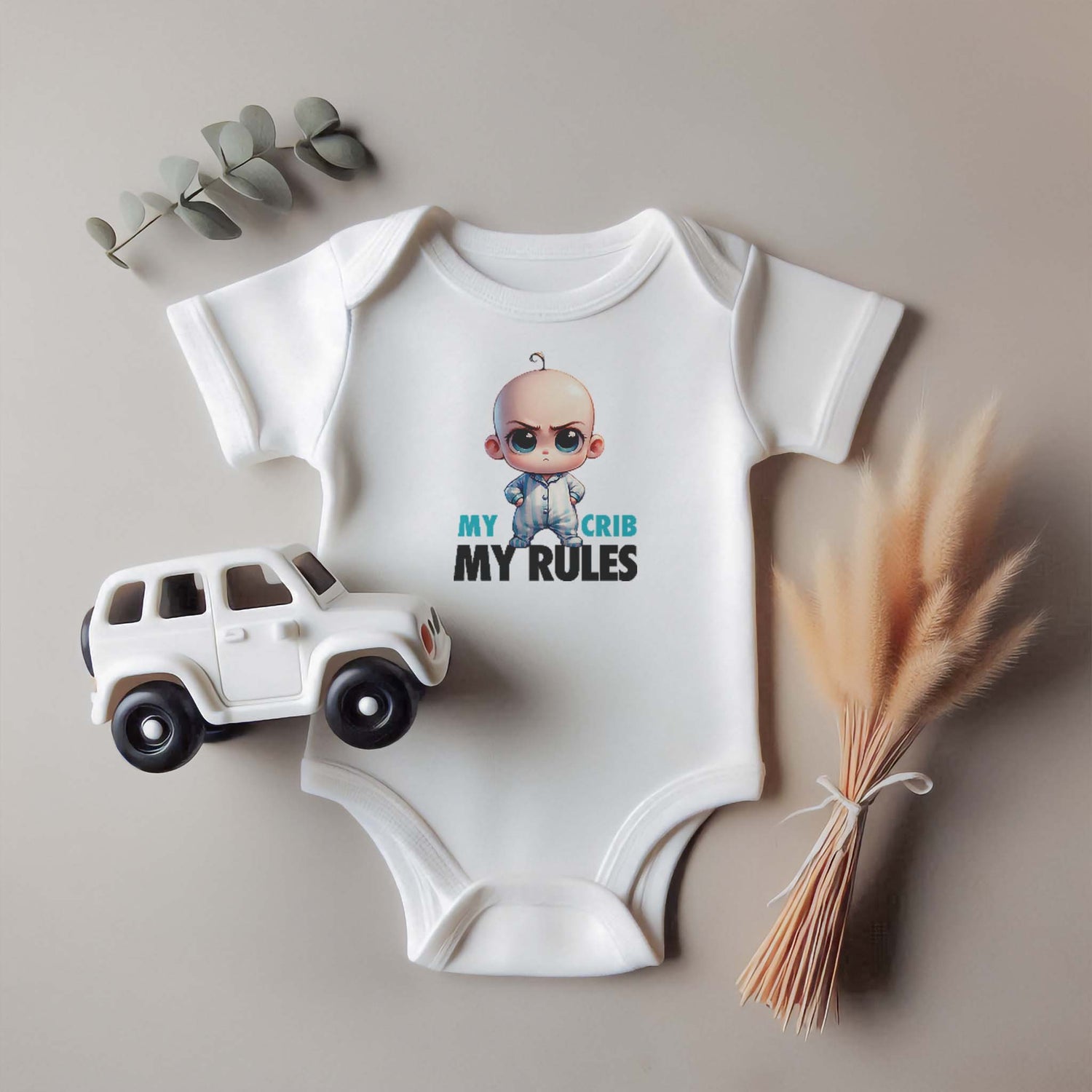 Short Sleeve Bodysuits (0-18M)