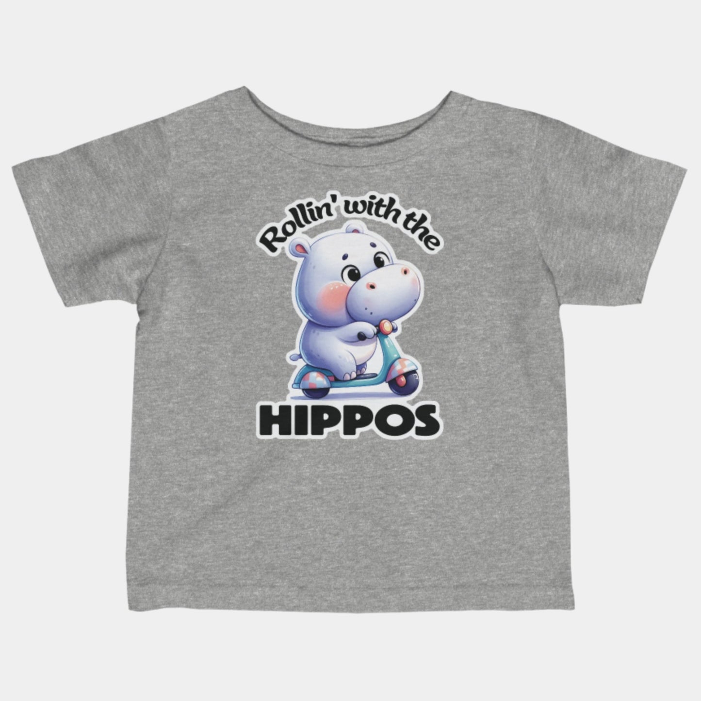 'Rollin' with the Hippos' Baby T-shirt