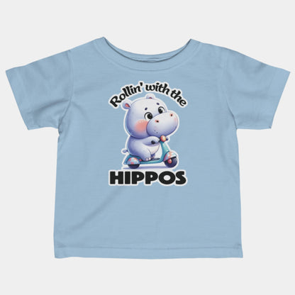 'Rollin' with the Hippos' Baby T-shirt