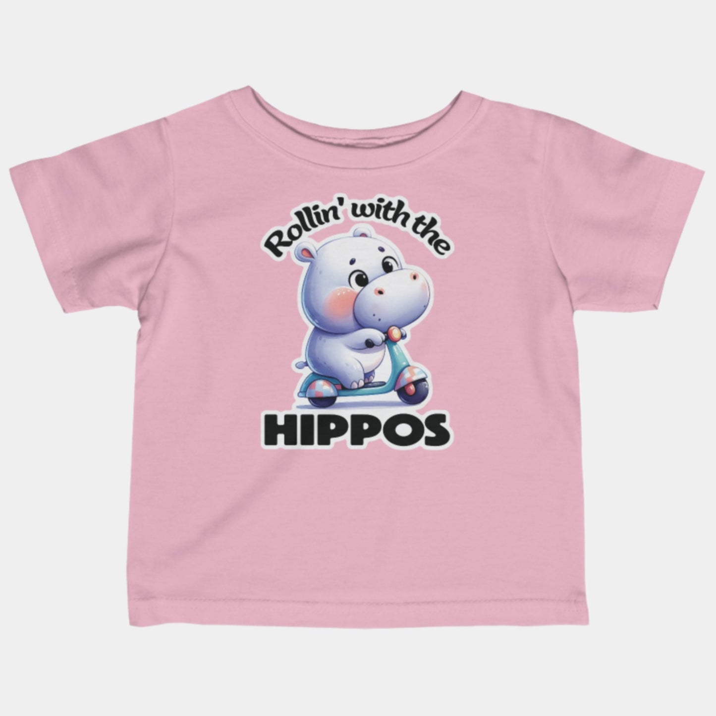 'Rollin' with the Hippos' Baby T-shirt