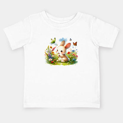 Bunny Among Blossoms Baby Tee