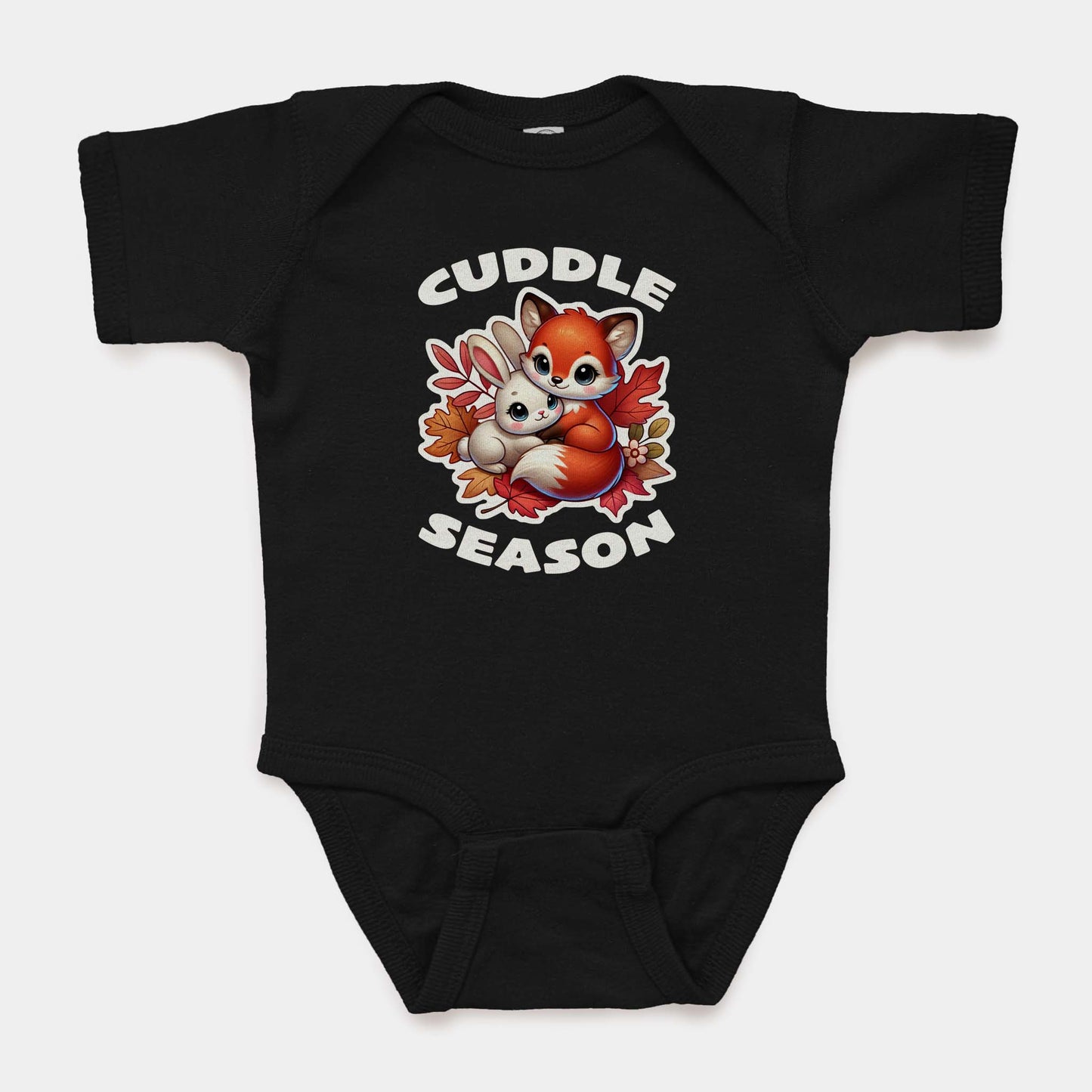 'Cuddle Season' Baby Short Sleeve Bodysuit