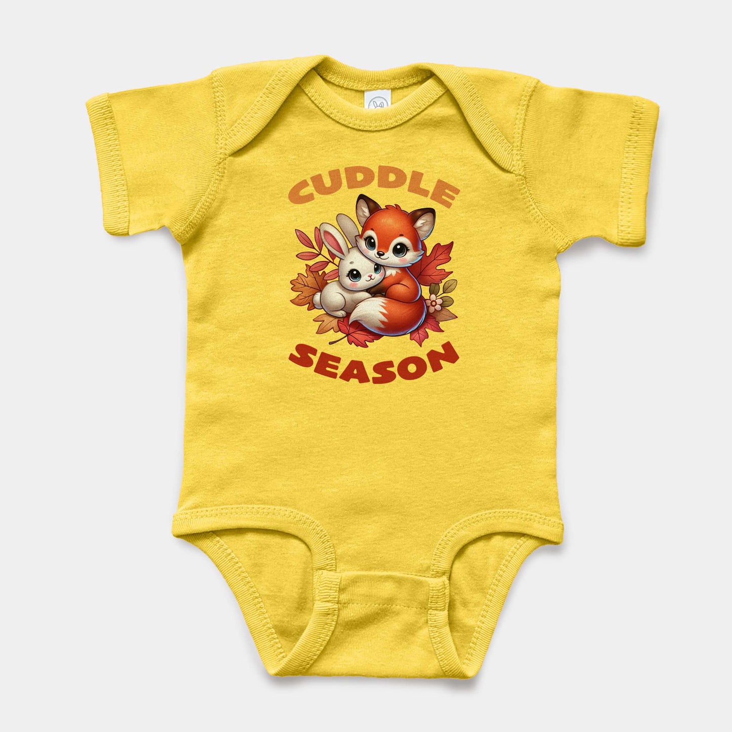 'Cuddle Season' Baby Short Sleeve Bodysuit