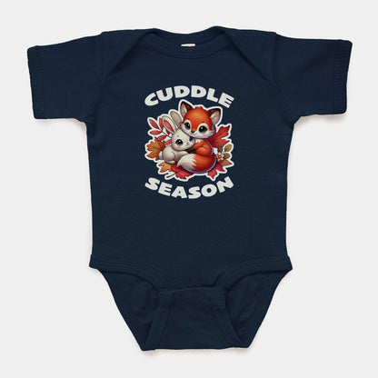 'Cuddle Season' Baby Short Sleeve Bodysuit