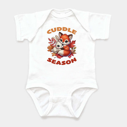 'Cuddle Season' Baby Short Sleeve Bodysuit