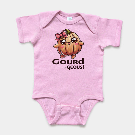 'GOURD-geous!' Baby Short Sleeve Bodysuit