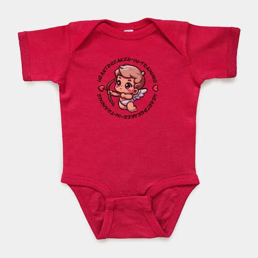 'Heartbreaker-in-Training' Short Sleeve Bodysuit