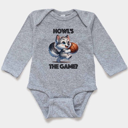 'Howl's the Game?' Long Sleeve Bodysuit