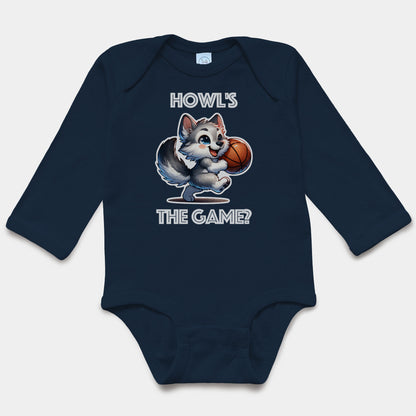 'Howl's the Game?' Long Sleeve Bodysuit