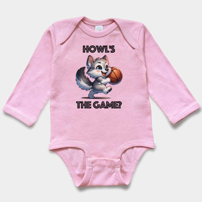 'Howl's the Game?' Long Sleeve Bodysuit