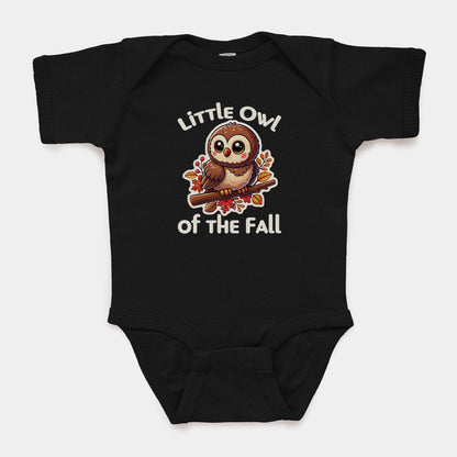 'Little Owl' Baby Short Sleeve Bodysuit