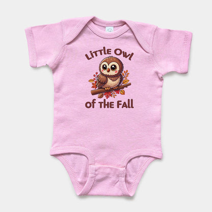 'Little Owl' Baby Short Sleeve Bodysuit