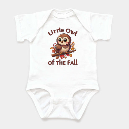 'Little Owl' Baby Short Sleeve Bodysuit