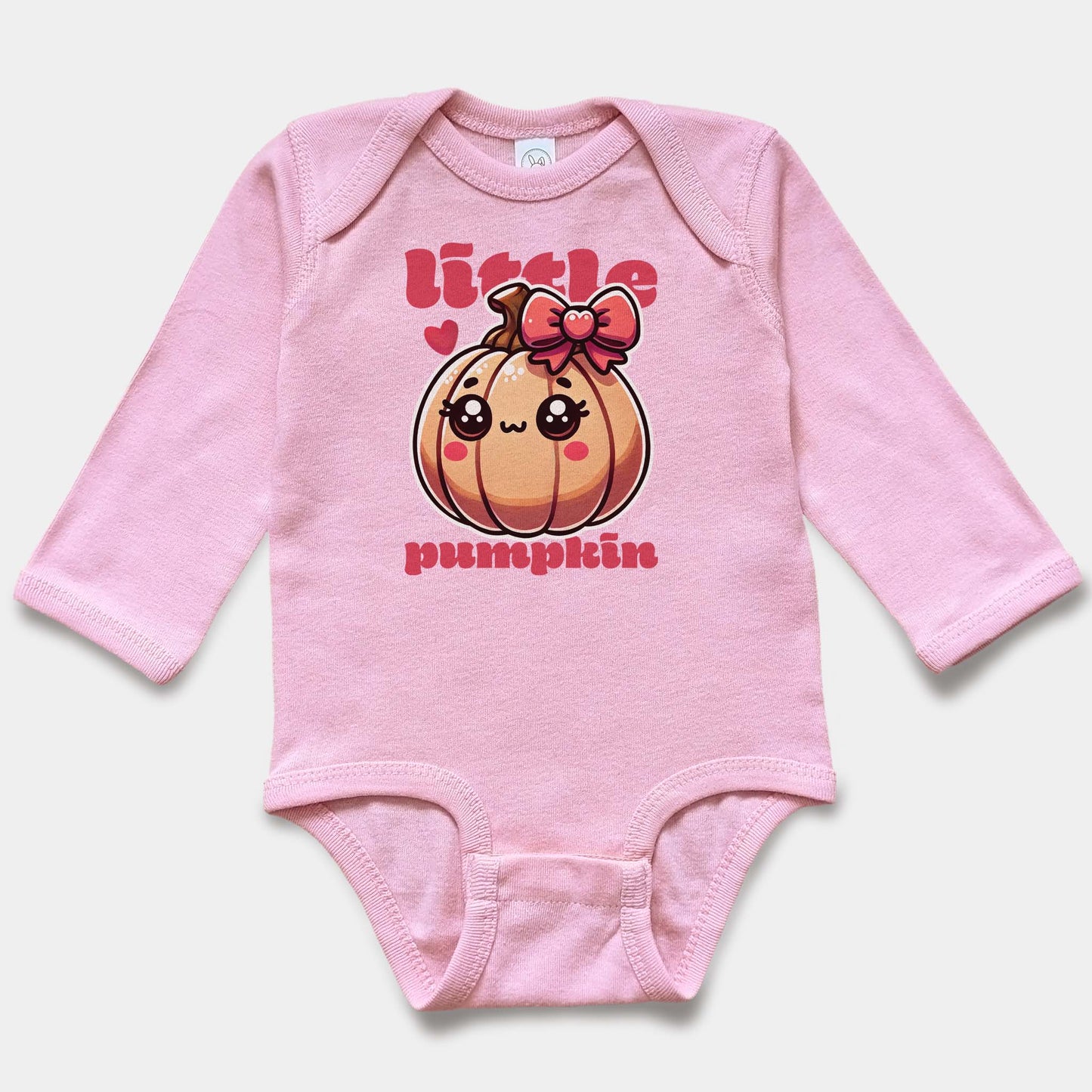 'Little Pumpkin' Baby Long Sleeve Bodysuit