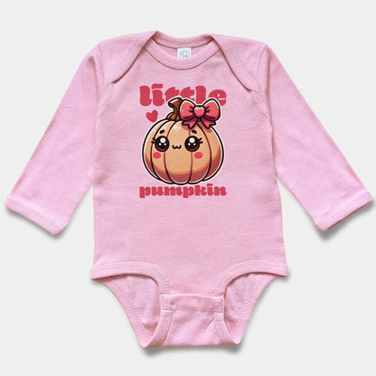 'Little Pumpkin' Baby Long Sleeve Bodysuit