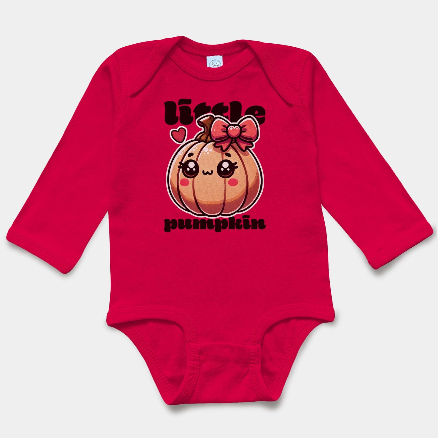 'Little Pumpkin' Baby Long Sleeve Bodysuit