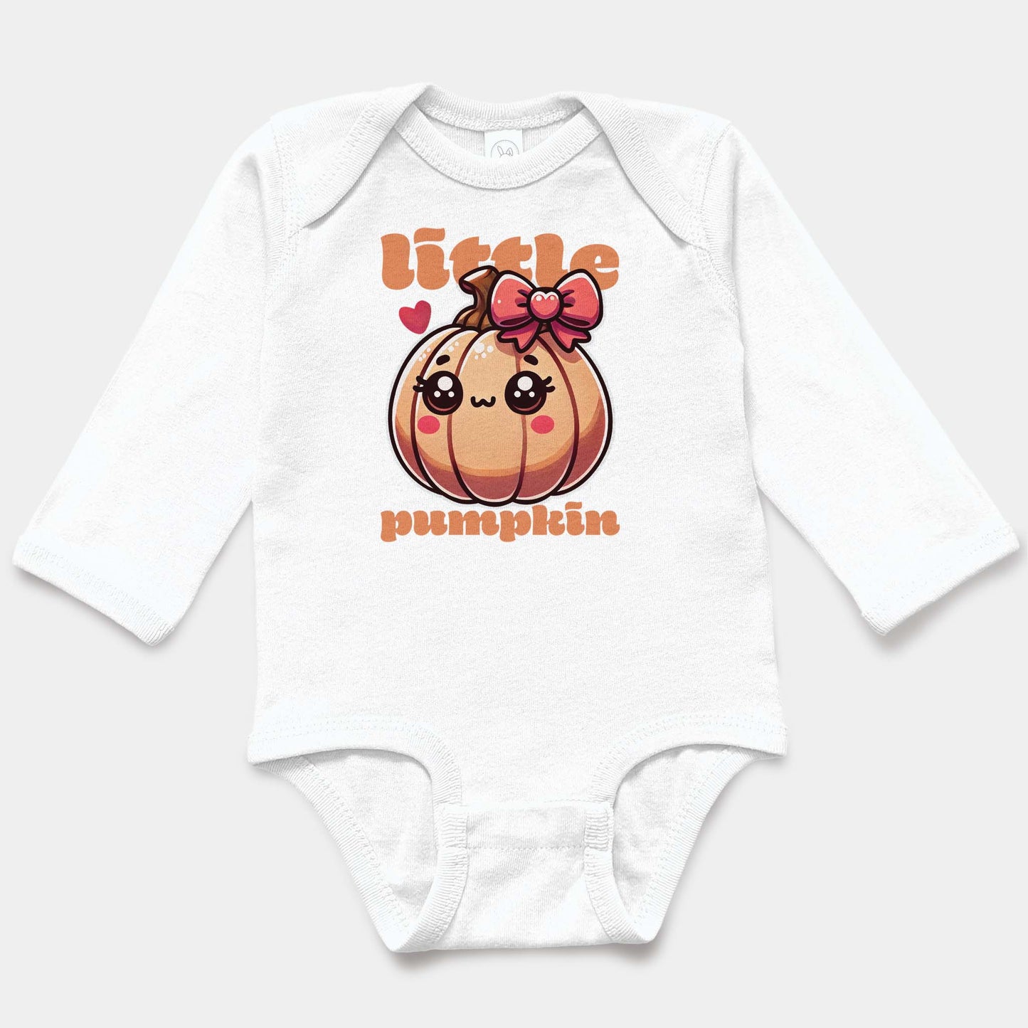 'Little Pumpkin' Baby Long Sleeve Bodysuit