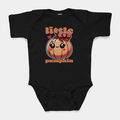 'Little Pumpkin' Baby Short Sleeve Bodysuit