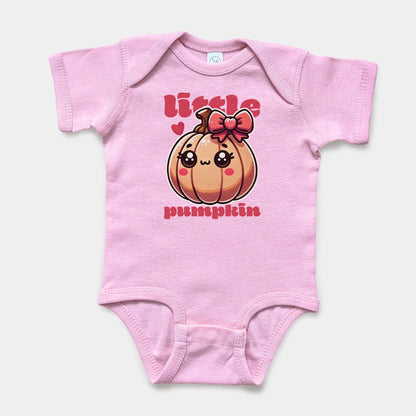 'Little Pumpkin' Baby Short Sleeve Bodysuit