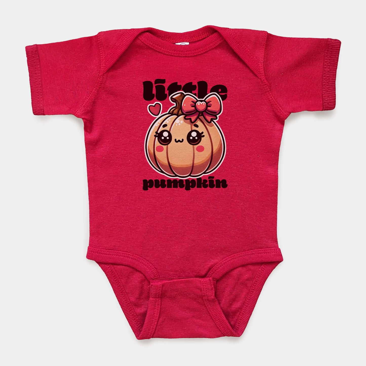 'Little Pumpkin' Baby Short Sleeve Bodysuit