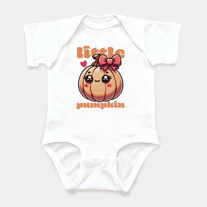 'Little Pumpkin' Baby Short Sleeve Bodysuit