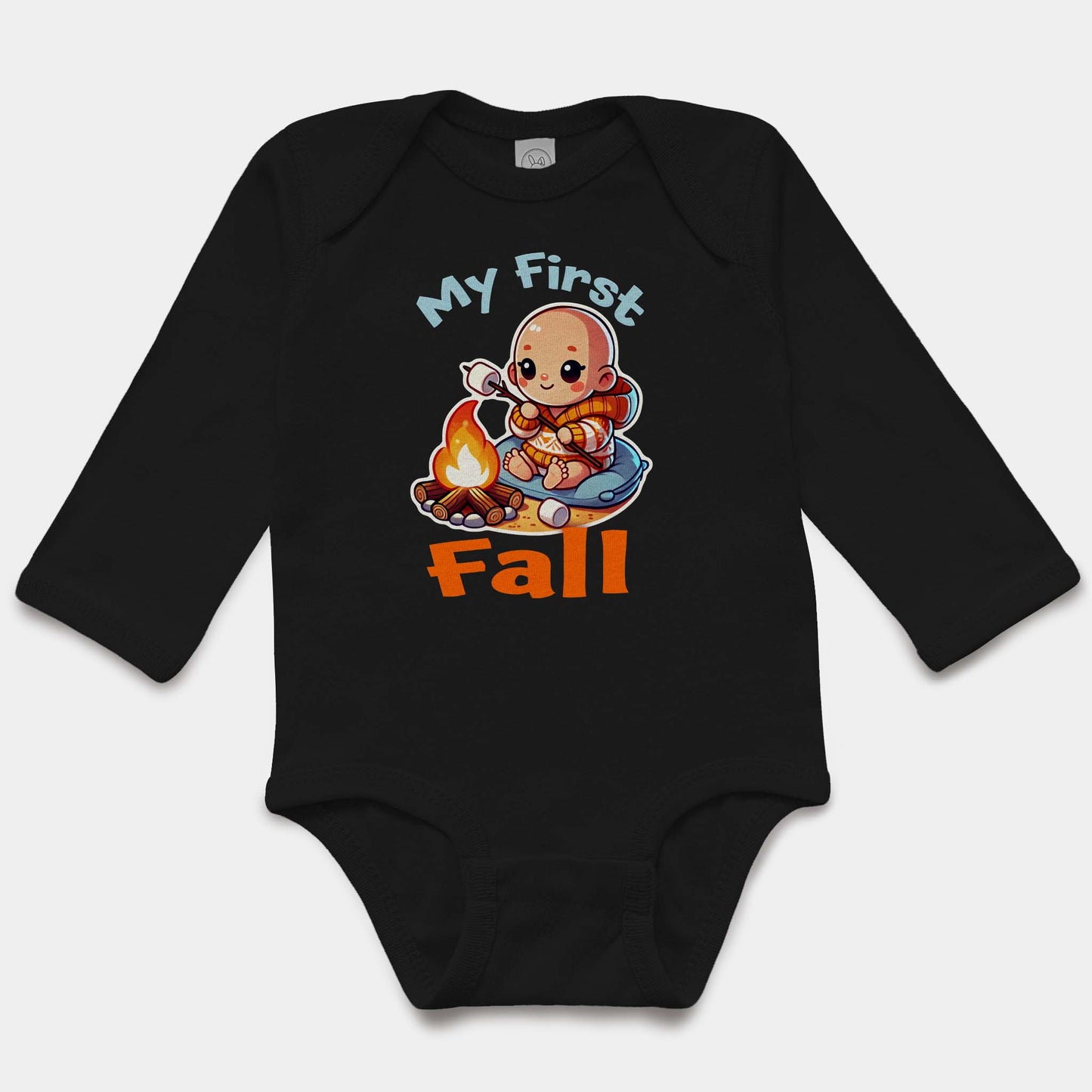 'My First Fall' Long Sleeve Bodysuit