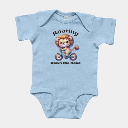 'Roaring Down the Road' Short Sleeve Bodysuit