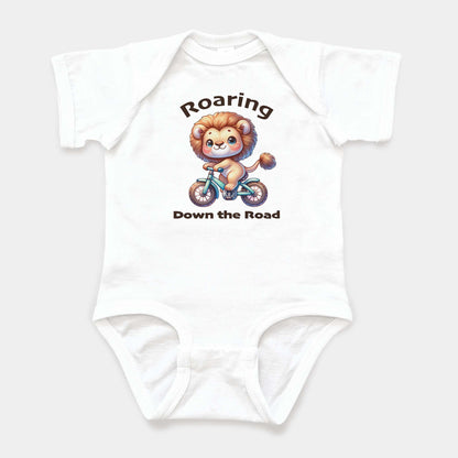 'Roaring Down the Road' Short Sleeve Bodysuit