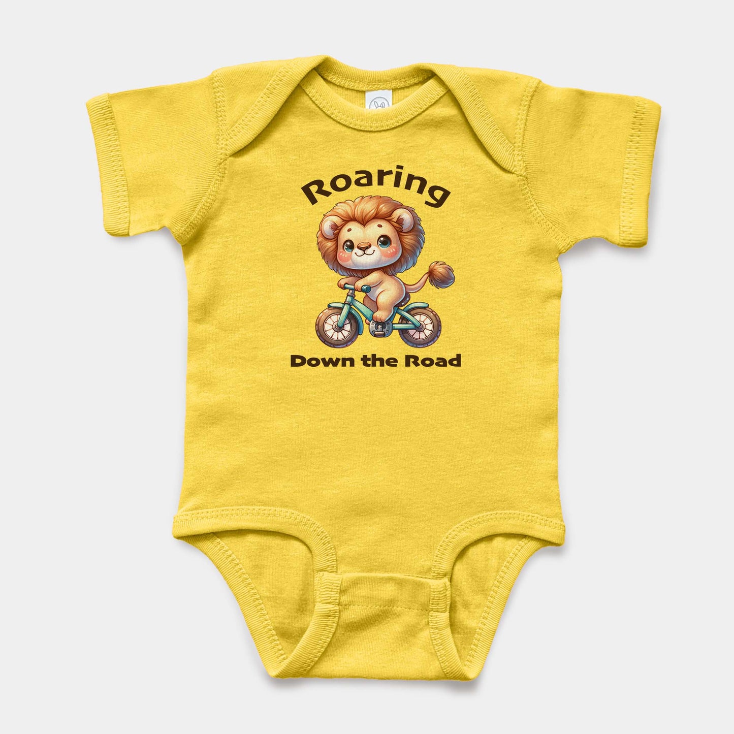 'Roaring Down the Road' Short Sleeve Bodysuit