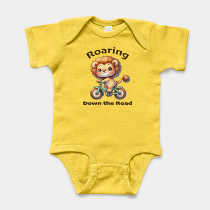 'Roaring Down the Road' Short Sleeve Bodysuit