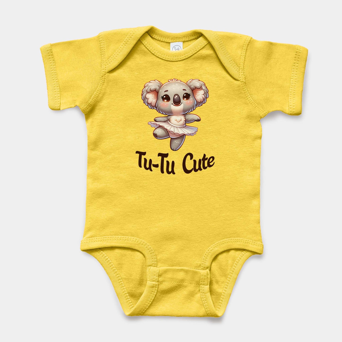 'Tu-Tu Cute' Short Sleeve Bodysuit