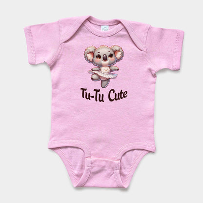 'Tu-Tu Cute' Short Sleeve Bodysuit