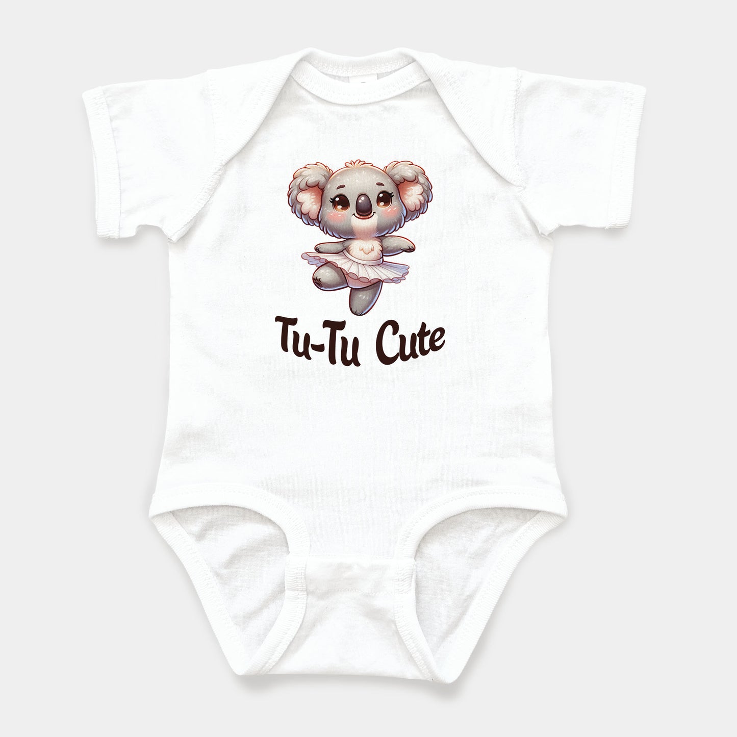 'Tu-Tu Cute' Short Sleeve Bodysuit